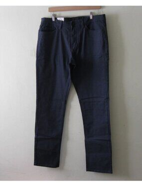 English Laundry Men 5Pocket slim Straight Leg Pant Navy 36x34 (Measures36x33.5)